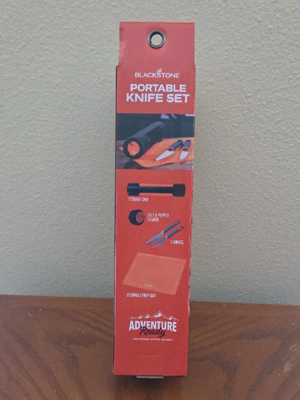 Blackstone Portable Knife Set - Orange and Black Travel Kit